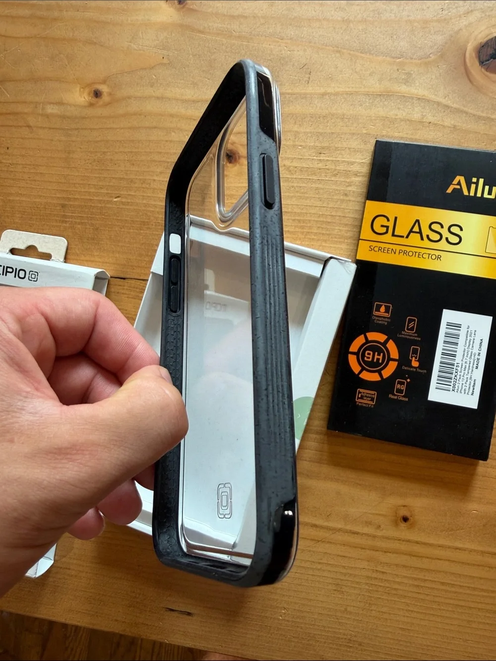 Incipio case for iPhone 13 Pro Max with screen protectors
